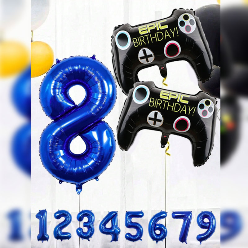 Gaming Console Handle - Set Perlengkapan Pesta Video Game 3