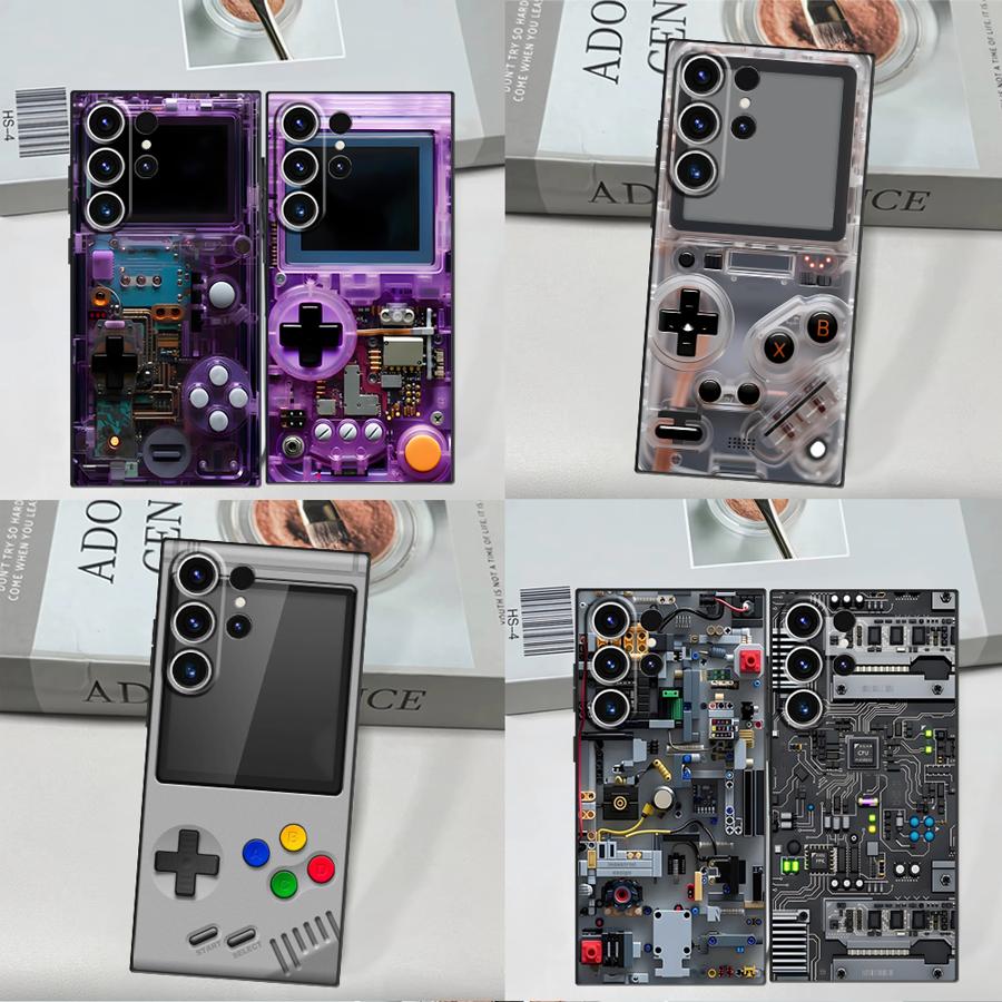 Console Gaming Pc Case - Casing Handphone Konsol Game Ungu untuk