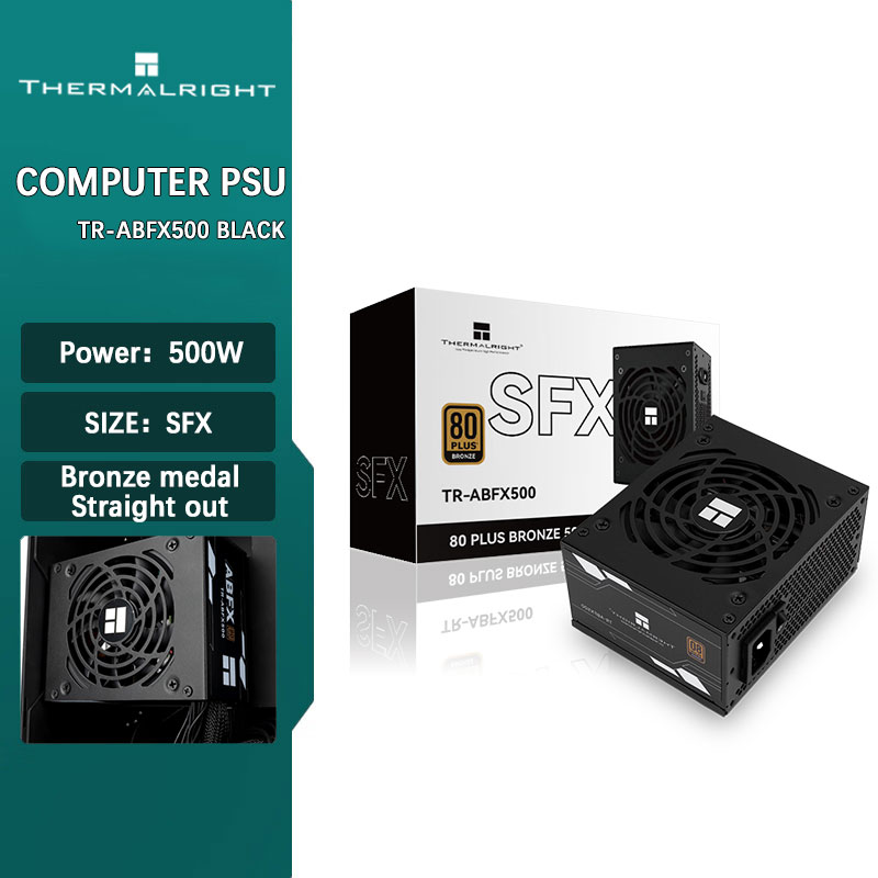 Console Gaming Pc Case - Thermalright TR-ABFX500 Hitam SFX Medali Perunggu