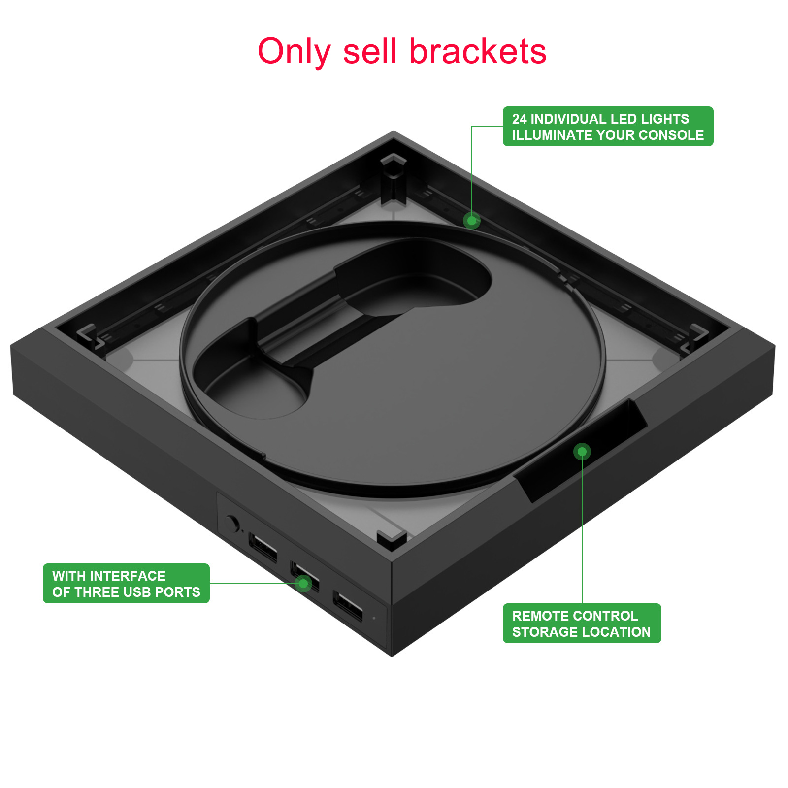 Gaming Console Handle - Dasar untuk Xbox seri X/S pegangan