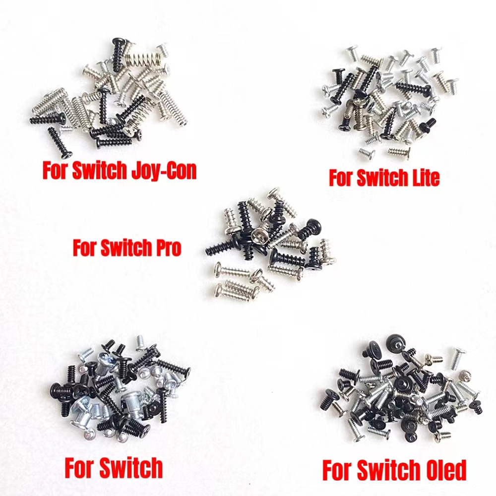 Nintendo Console Switch Oled - 1Set sekrup perumahan konsol untuk sakelar