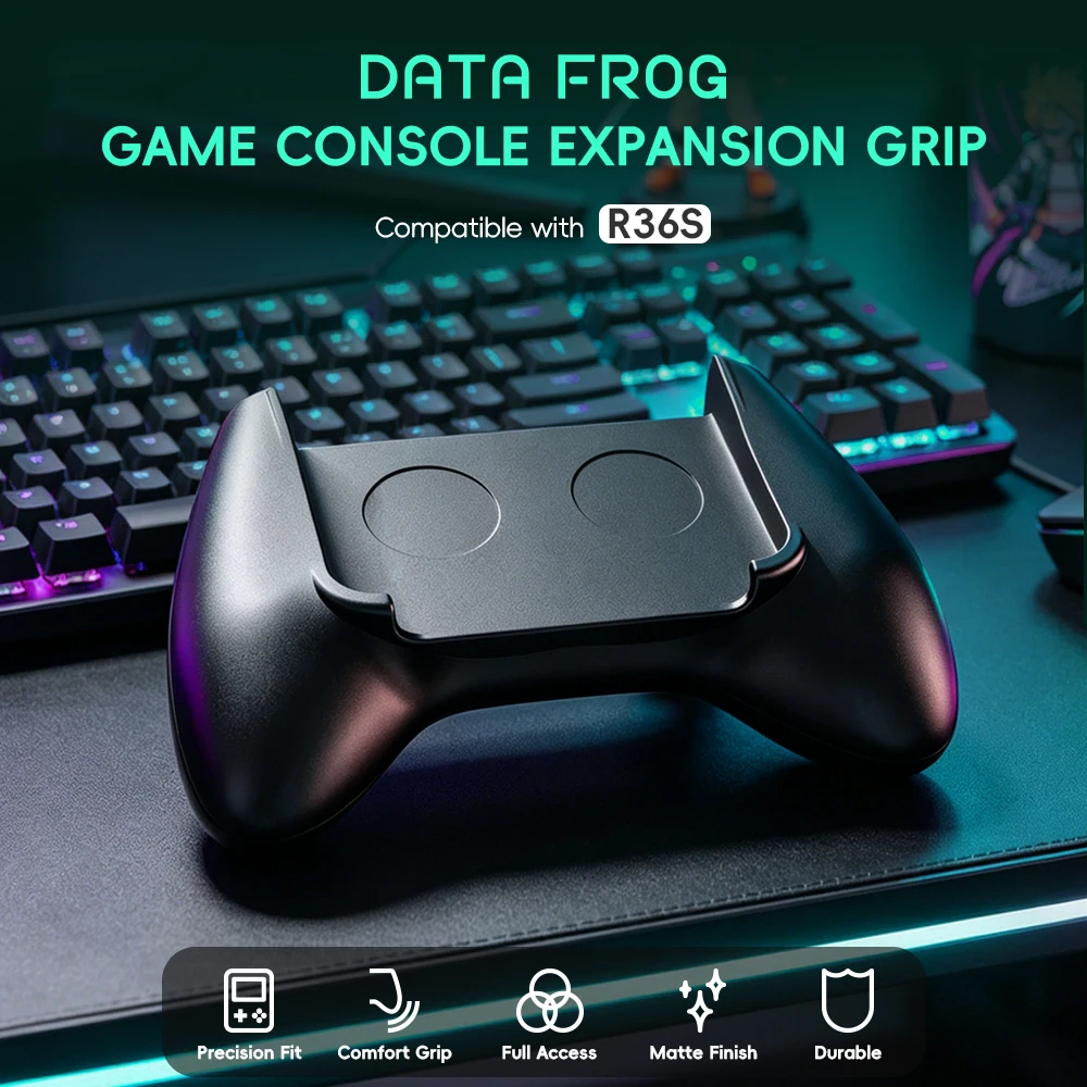 Gaming Console Handle - Pegangan Game Ergonomis Data Frog R36S,