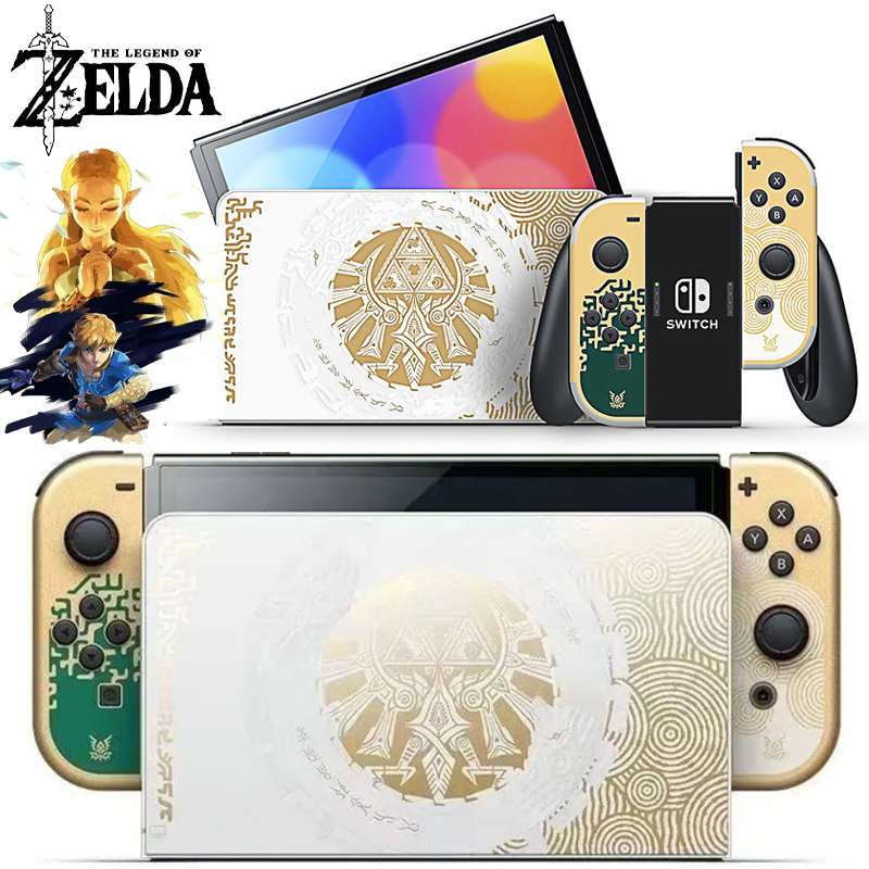 Nintendo Console Switch Oled - Zelda tear of The Kingdom stiker