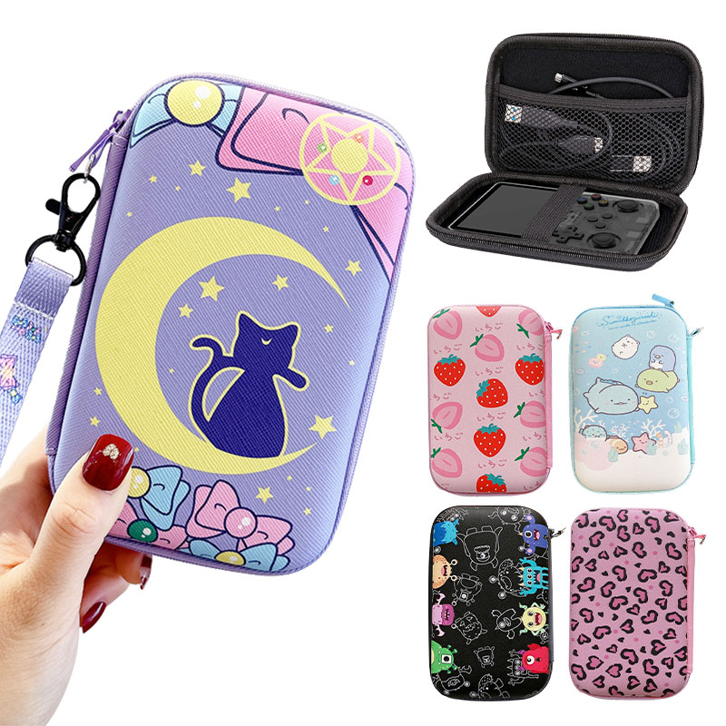 Gaming Console R36 - Tas Penyimpanan Lanyard untuk Konsol Video