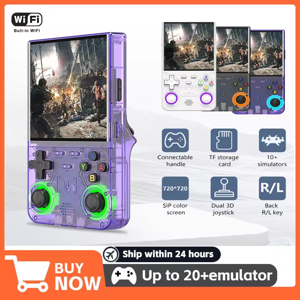 Gaming Console R36 - Konsol Video Game Genggam Ultra Retro