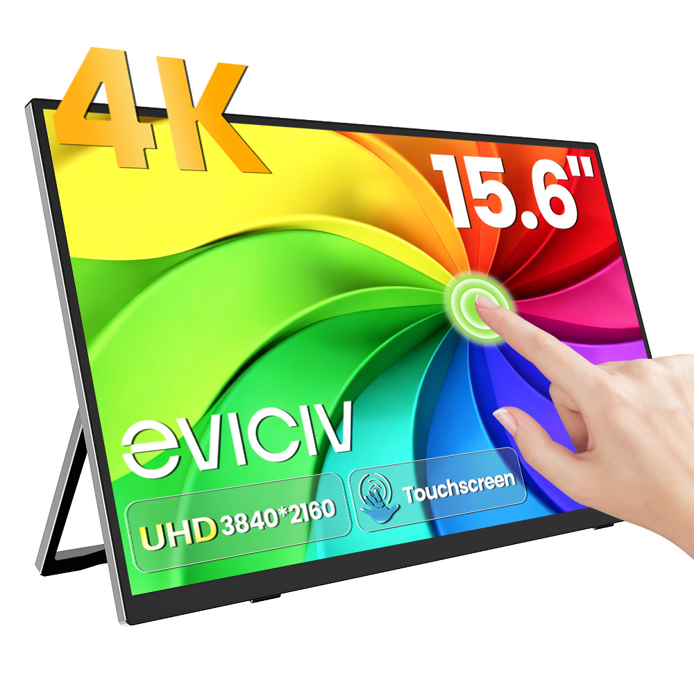 Gaming Console Portable Pc - Monitor Portabel EVICIV 4K Layar Sentuh