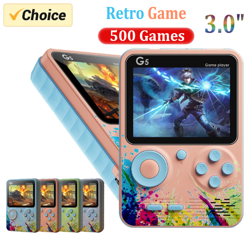 Gaming Console Under 500 - Konsol Game Genggam Retro G5 Dengan