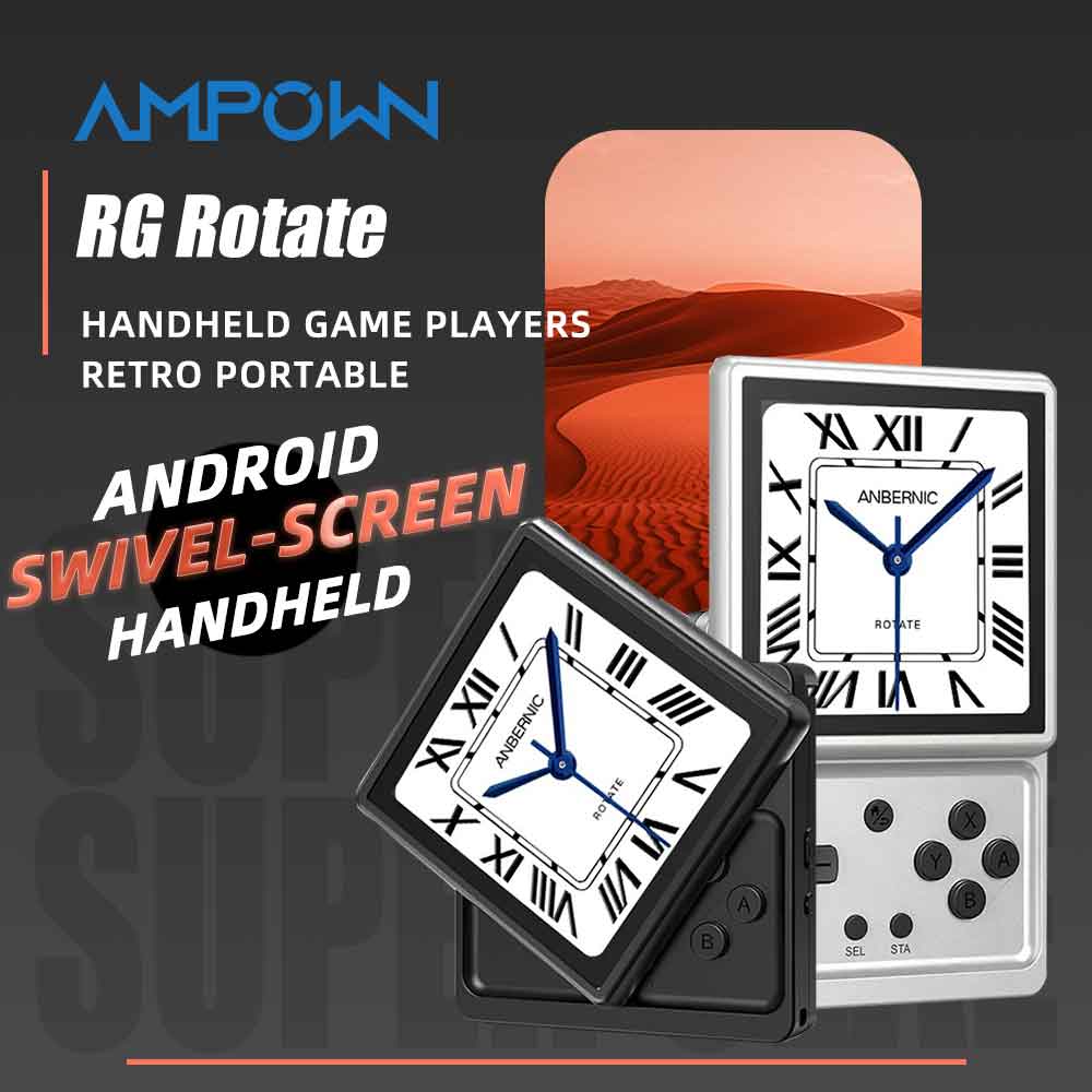 Gaming Console 5 Year Old - ANBERNIC RG Rotate Konsol Game Genggam