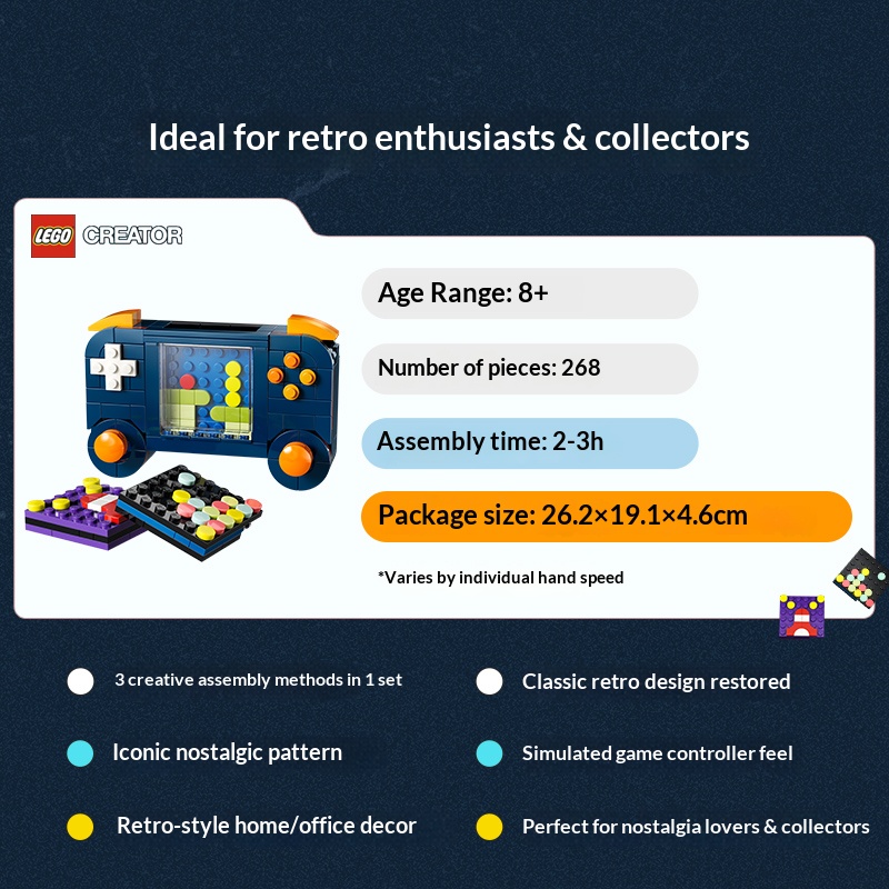 LEGO Creator 3in1 Building Blo - Gaming Console Retro ulasan dan harga
