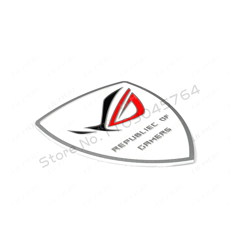 Stiker komputer aluminium Logo - Console Gaming Pc Case ulasan dan harga