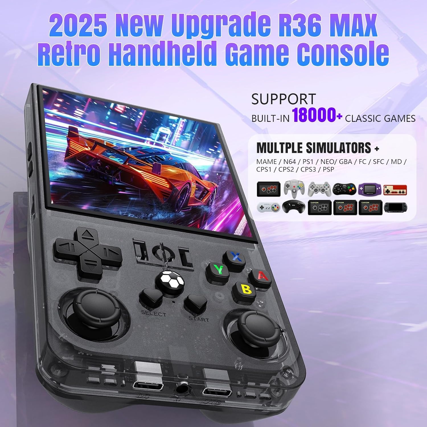 Konsol Game Retro FLLBW R36 Ma - Gaming Console R36 ulasan dan harga