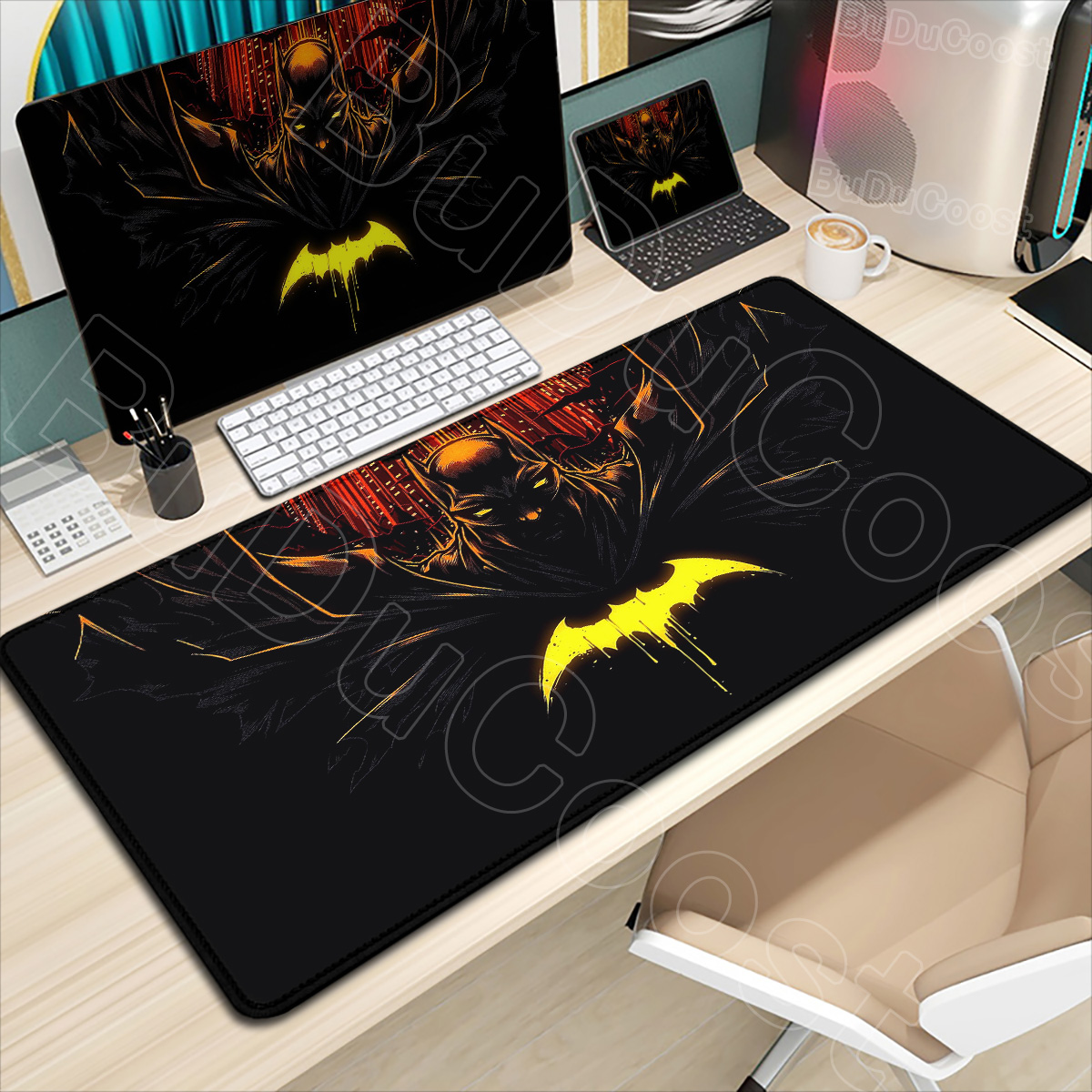 B-Batman Mouse Pad HD Gaming B - Gaming Console Portable Pc ulasan dan harga