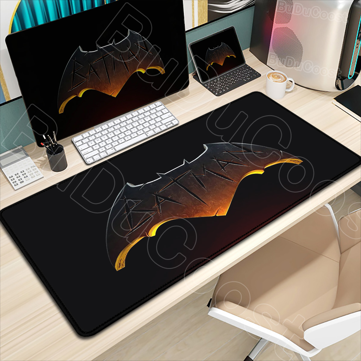 B-Batman Mouse Pad HD Gaming B - Gaming Console Portable Pc ulasan dan harga