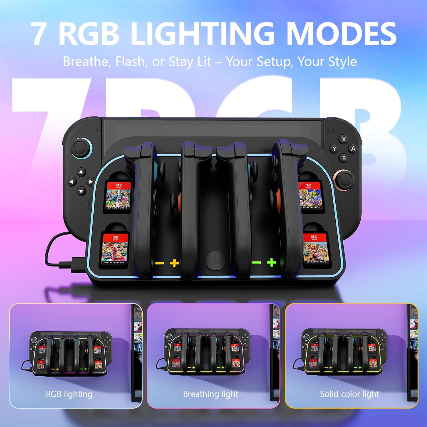 Dok Pengisi Daya Pemasangan di - Gaming Console Station ulasan dan harga