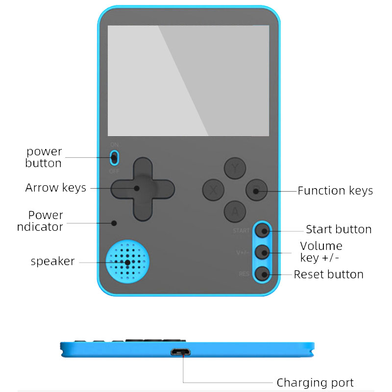 K10 Konsol Game Genggam Tipis  - Gaming Console Under 500 ulasan dan harga