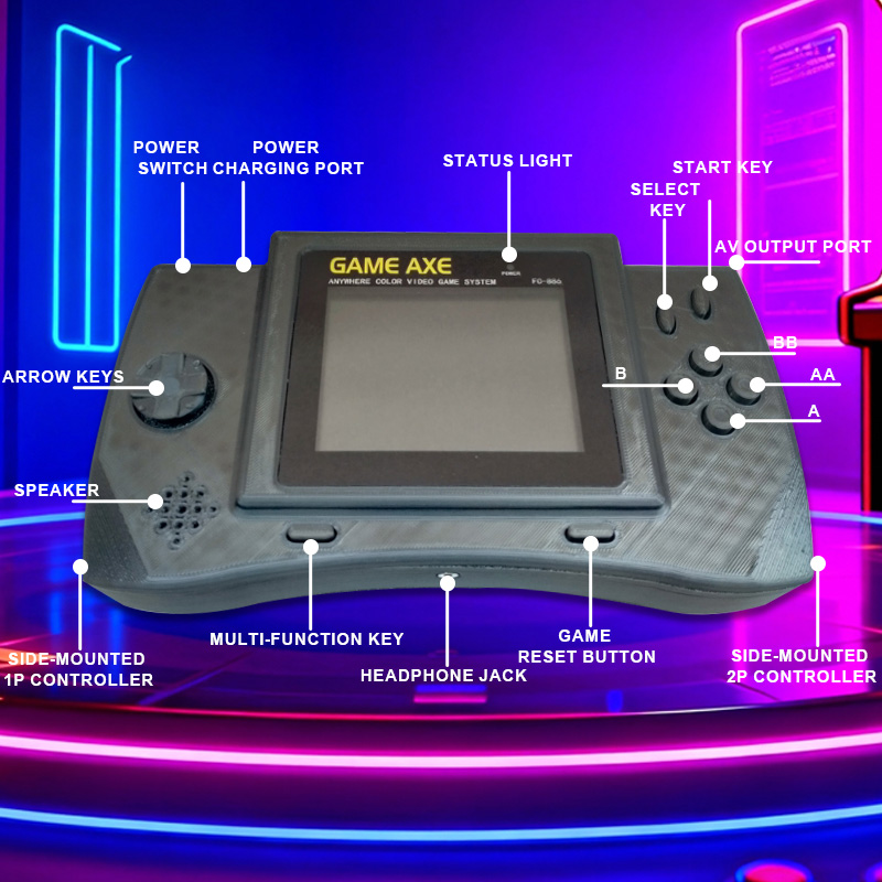 Konsol Arcade Genggam PFT Elit - Gaming Console Station ulasan dan harga