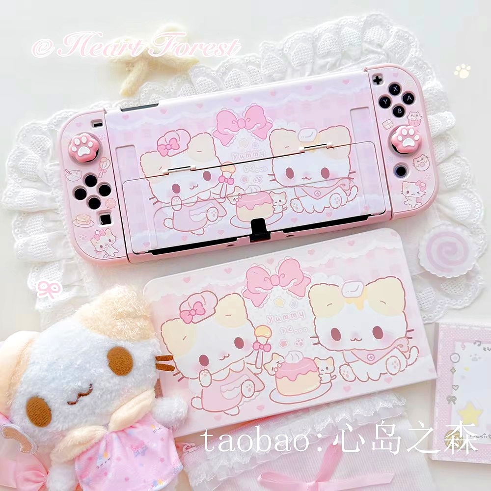 Hot Cotton Candy Cat Cute Swit - Gaming Console Japan ulasan dan harga