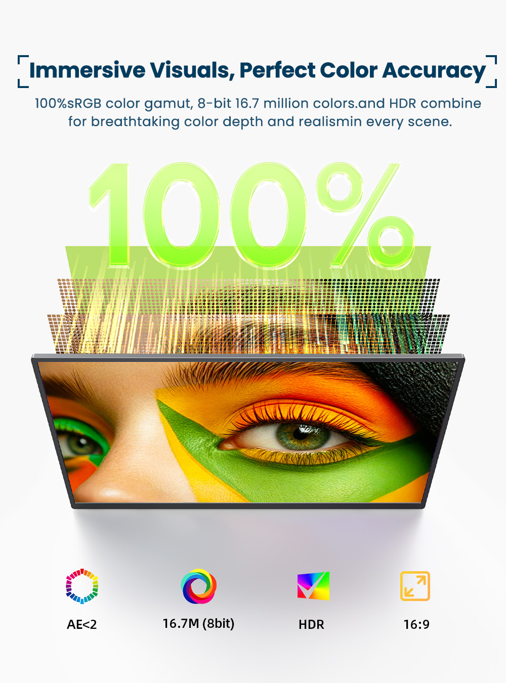 Monitor Portabel EVICIV 4K Lay - Gaming Console Portable Pc ulasan dan harga