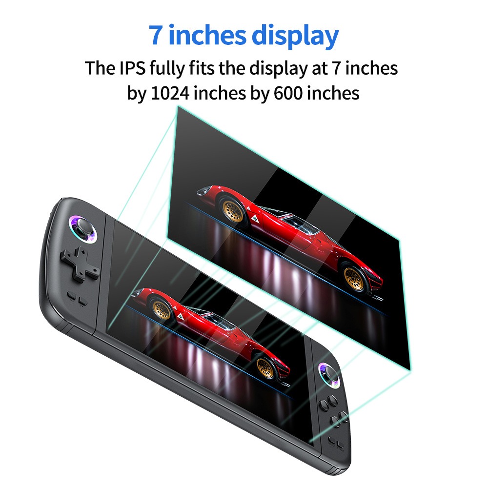 Baru M27 7 Inci Layar IPS Kons - Gaming Console R36 ulasan dan harga