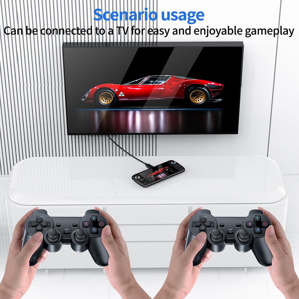 Baru M27 7 Inci Layar IPS Kons - Gaming Console R36 ulasan dan harga