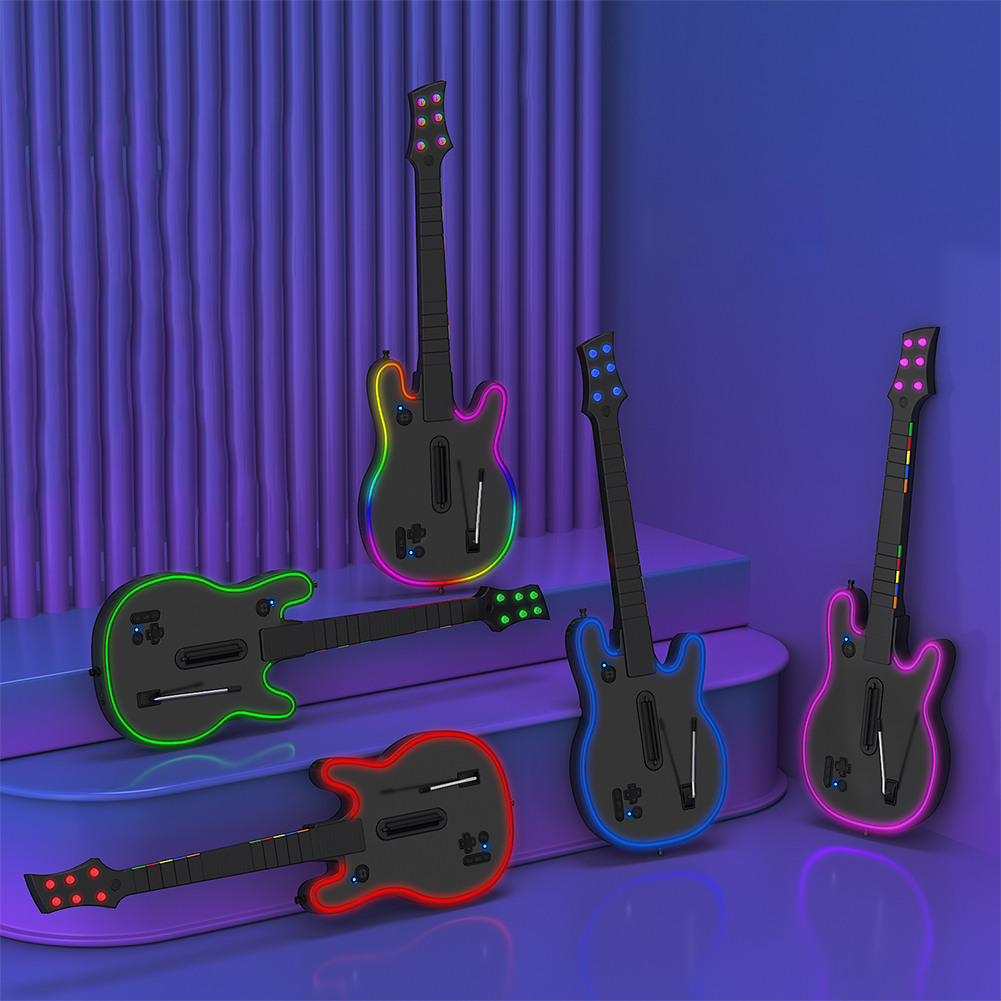 Pengontrol Gitar Nirkabel 2.4G - Gaming Console Handle ulasan dan harga