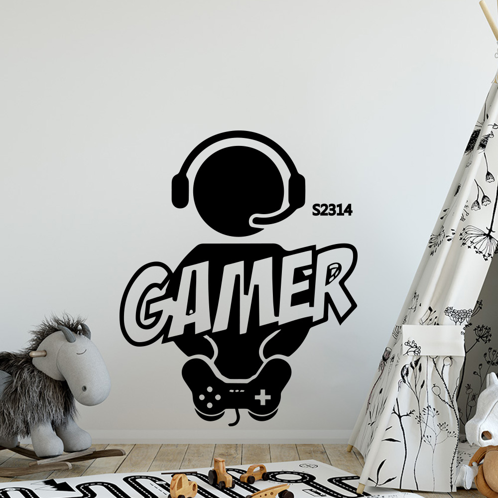1 buah Gamer stiker seni dindi - Gaming Console Handle ulasan dan harga