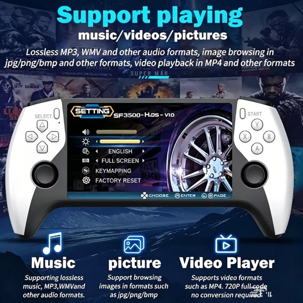 Konsol Game Genggam SF3500/Q21 - Gaming Console Under 500 ulasan dan harga