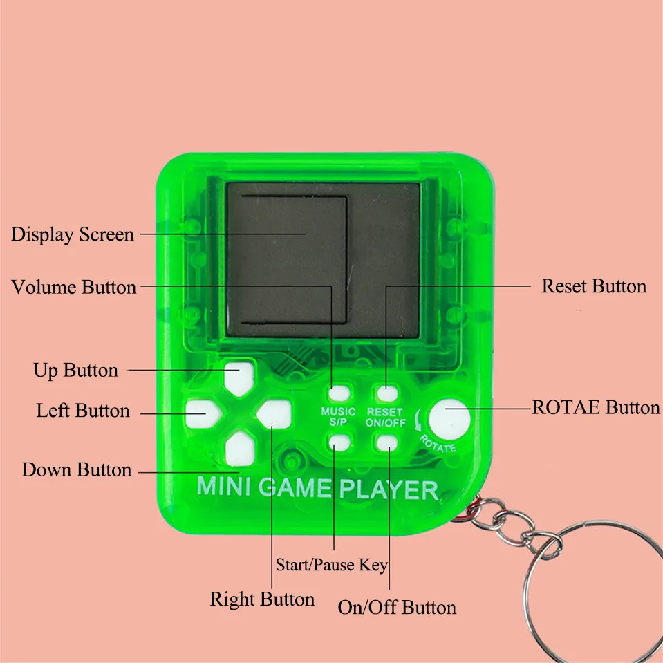 Pemain Game Genggam Mini Retro - Gaming Console 5 Year Old ulasan dan harga